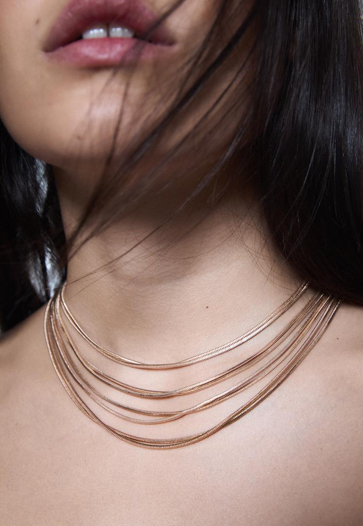multi chain necklace