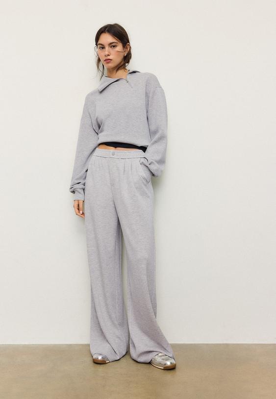 sudadera cremallera lateral tacto suave