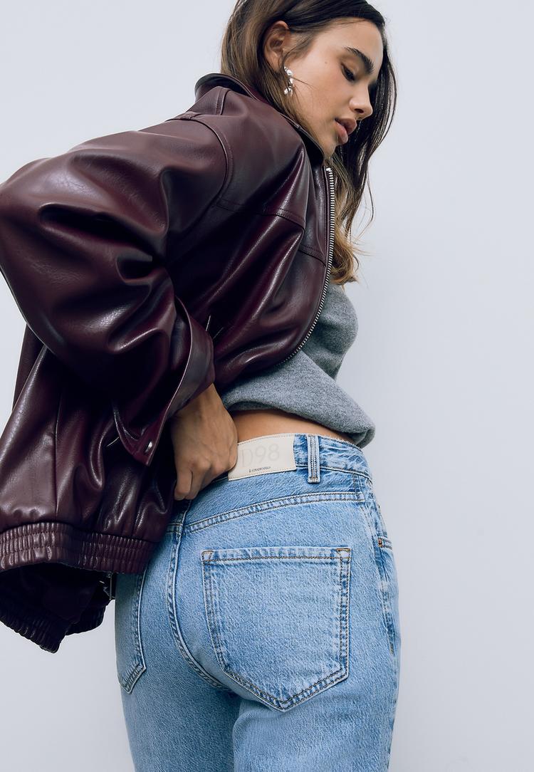 d98 vintage efektli straight fit jean