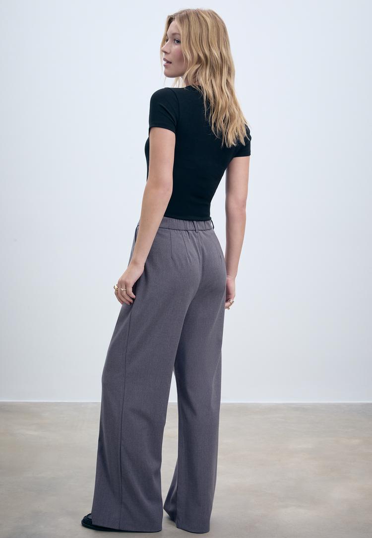 pantalon vestir wide leg