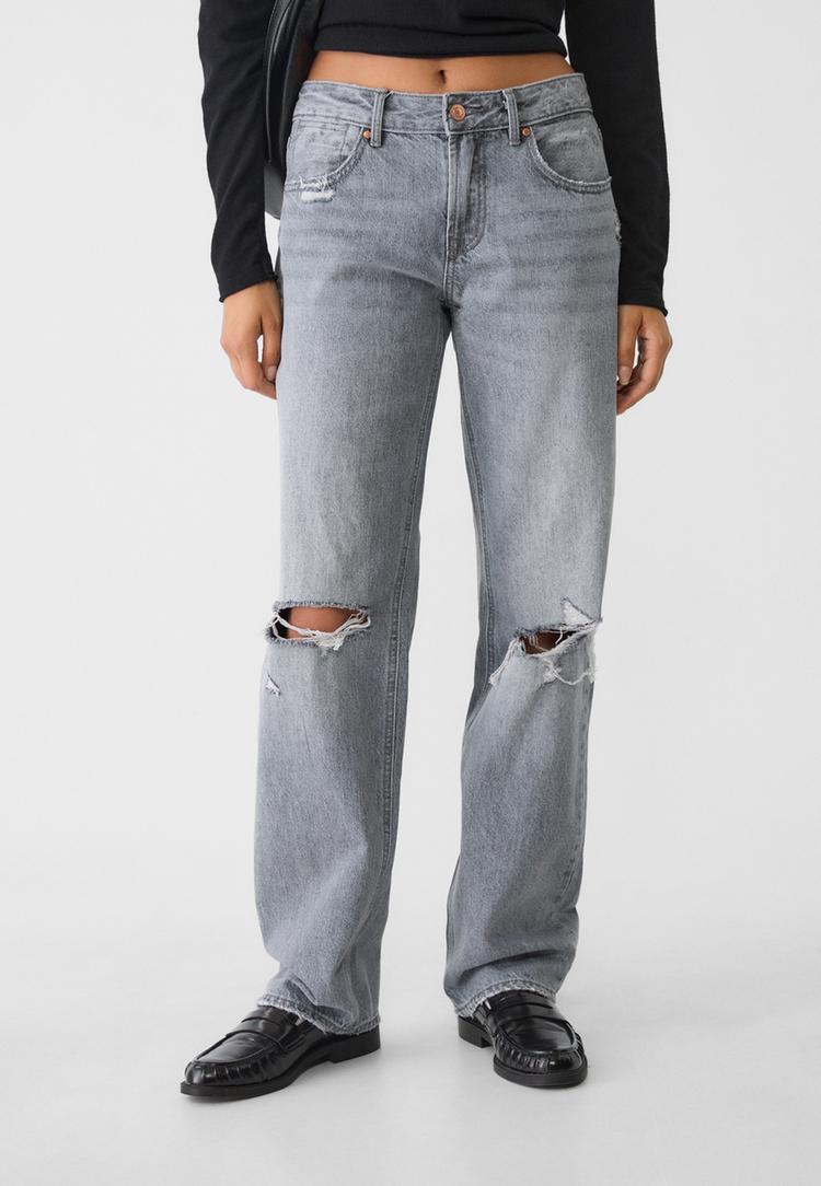 d03 jeans straight low