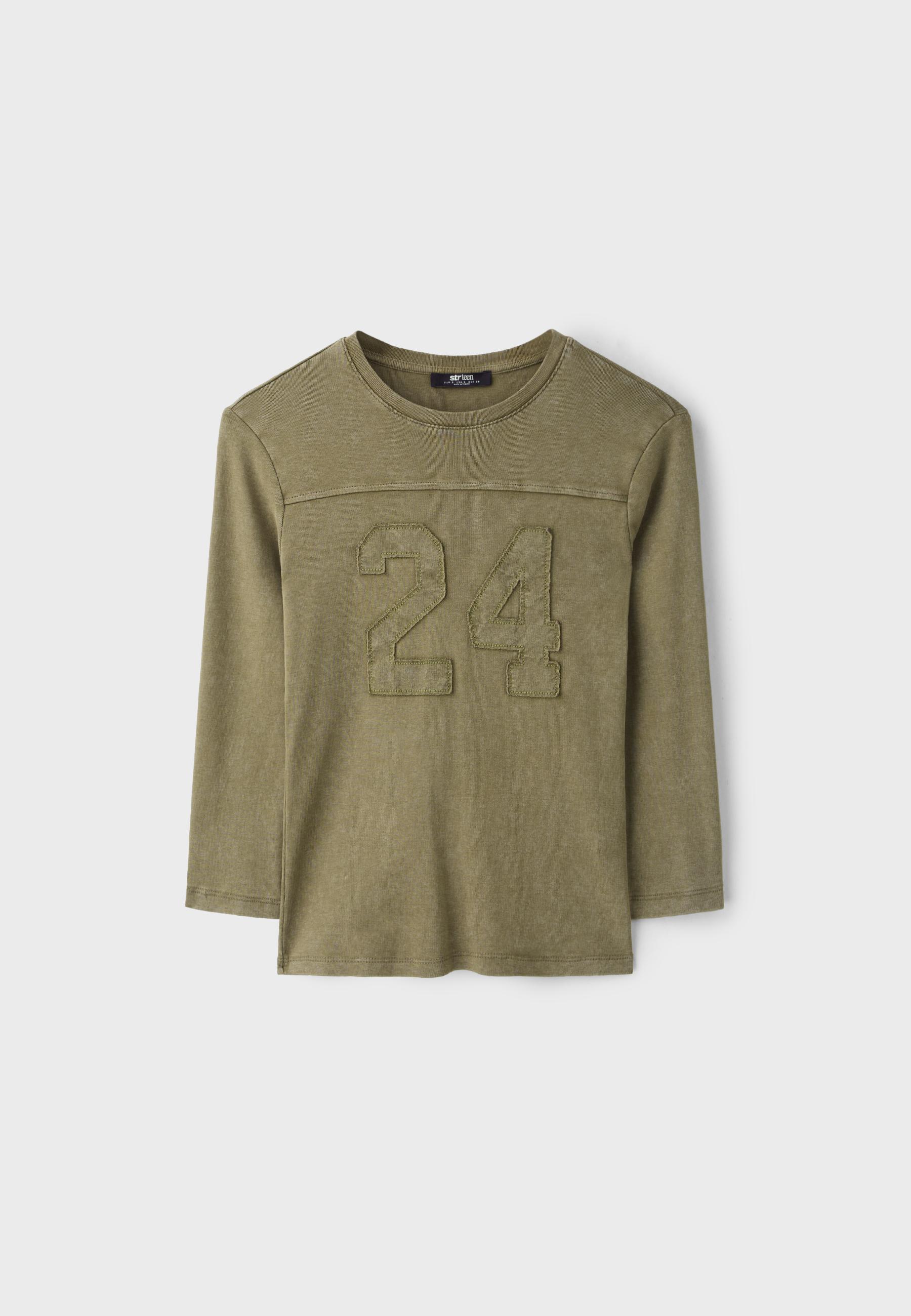 Stradivarius Nakış detaylı t-shirt görsel 4