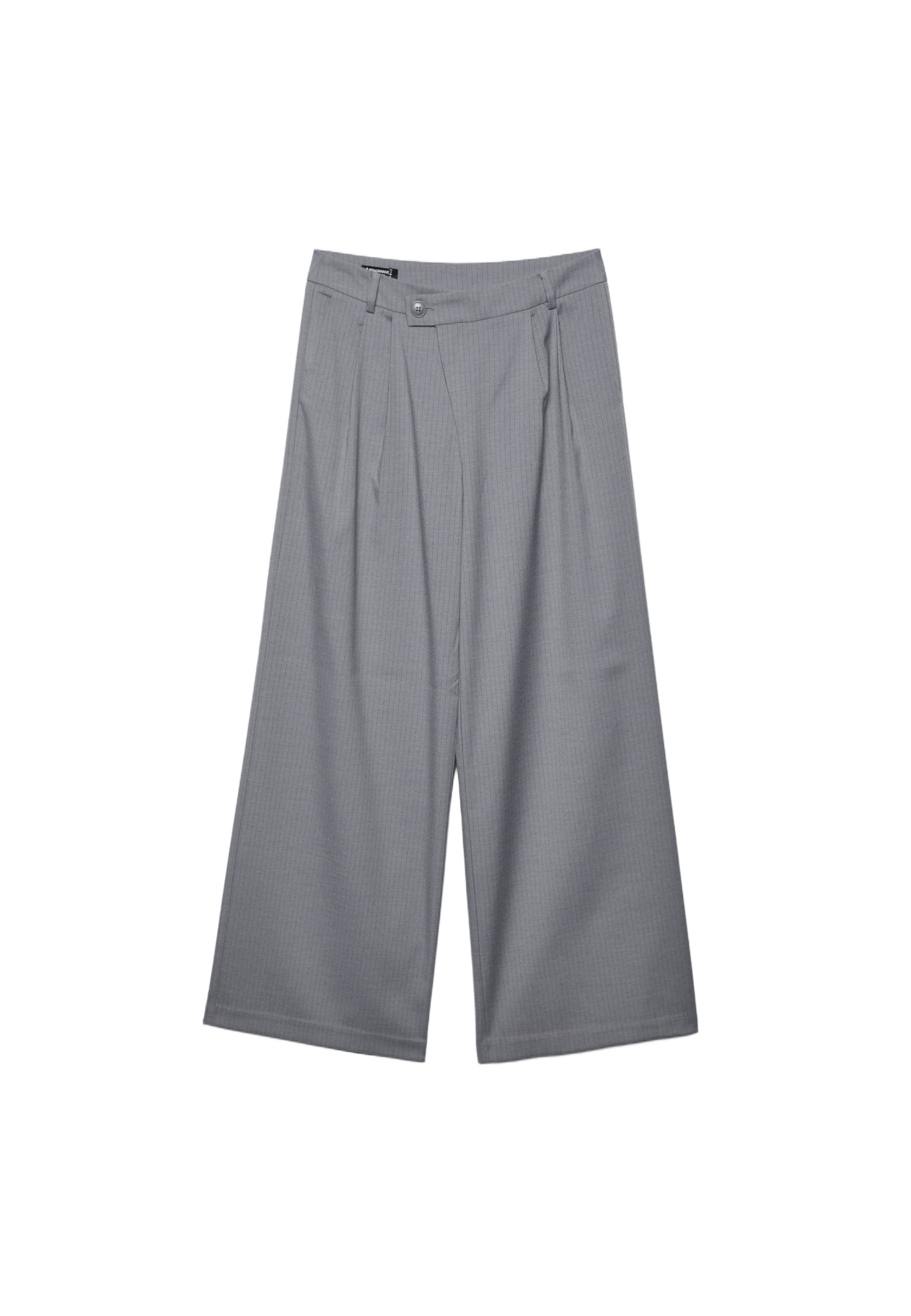 Çizgili çapraz belli günlük pantolon - Görsel 9