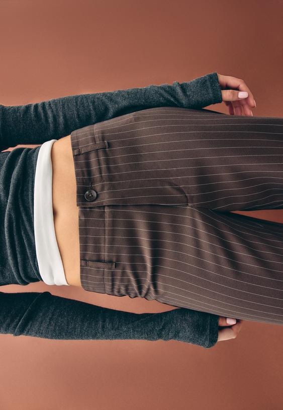 pantaloni eleganti dritti slim