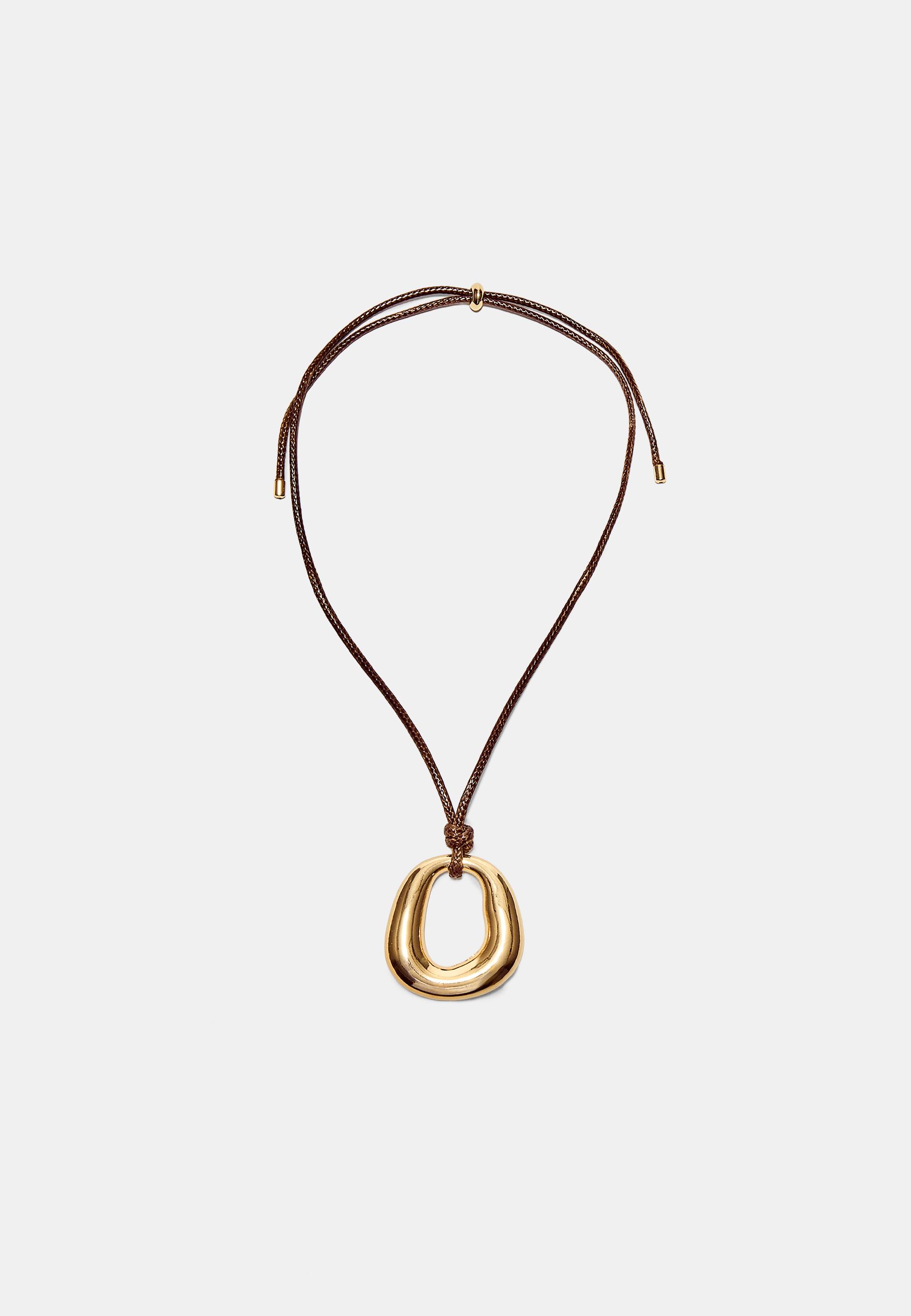 Stradivarius Charm detaylı kordon kolye görsel 2