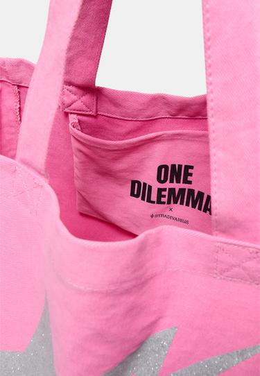 One Dilemma shopper bag — Pastel pink 3