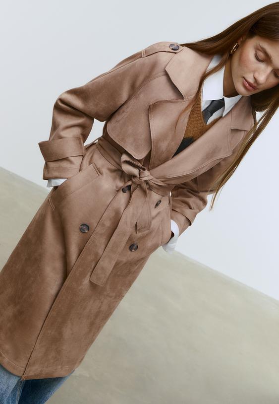 trench largo efecto ante