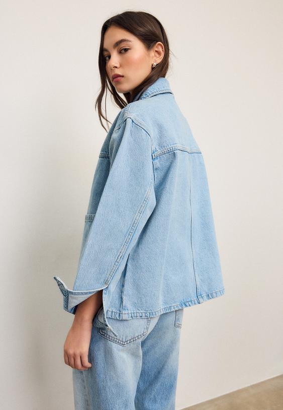 giacca di jeans con tasche