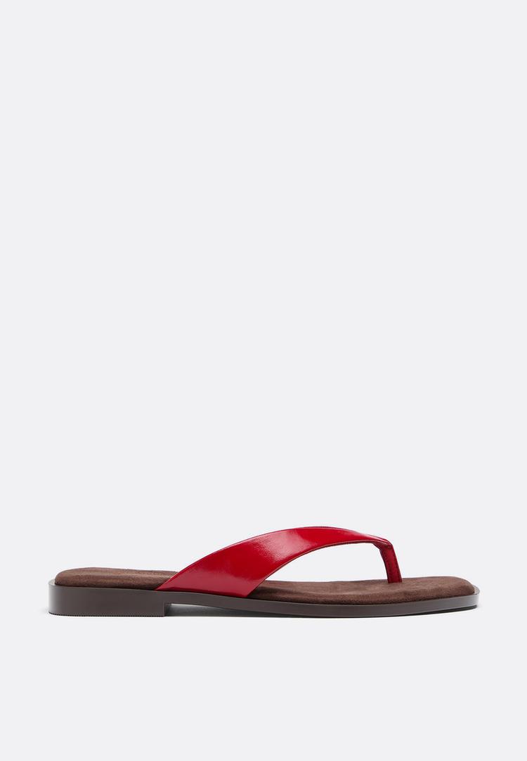 flache-zehentrennersandalen