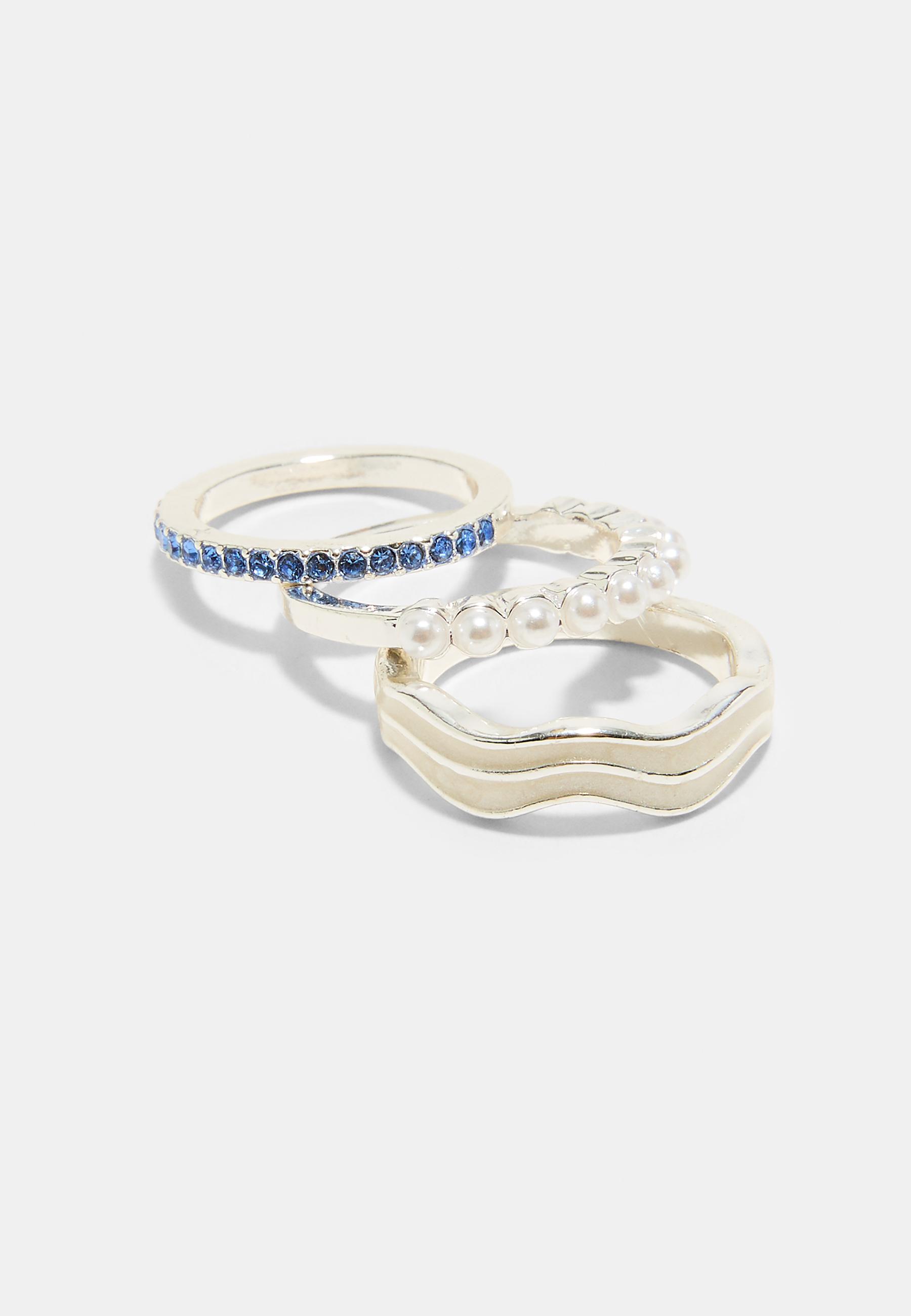 Set of 5 sea rings — Grey