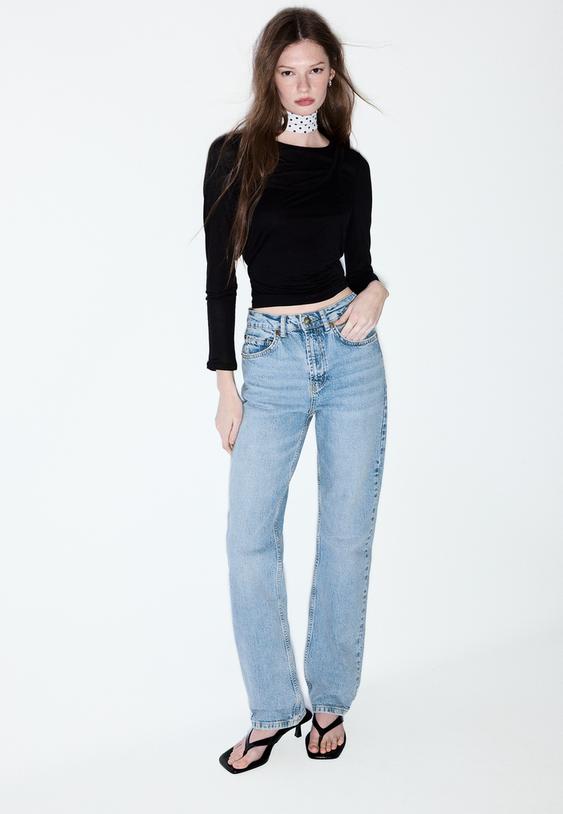 D98 Straight fit Kot Pantolon - Görsel 2