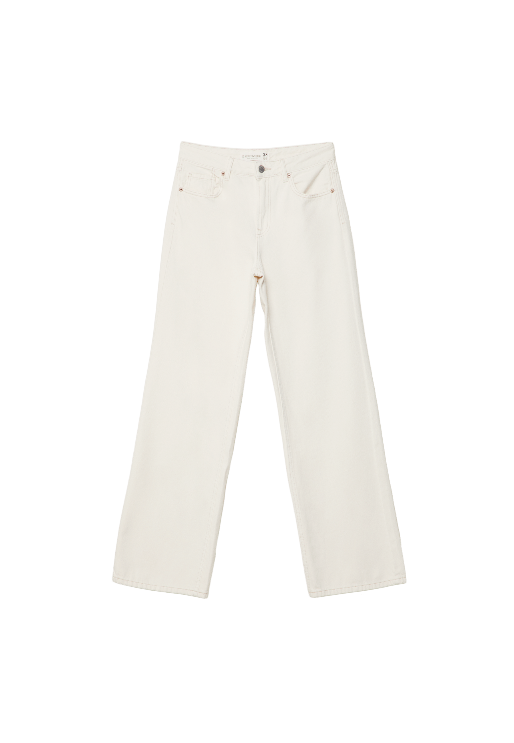 D92 Wide-leg straight-fit jeans — Vanilla