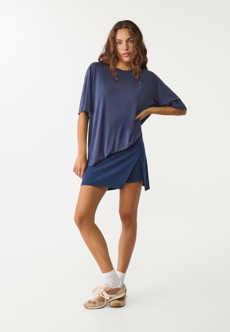 camiseta oversize tacto suave