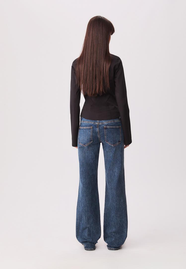 jeans flare low waist