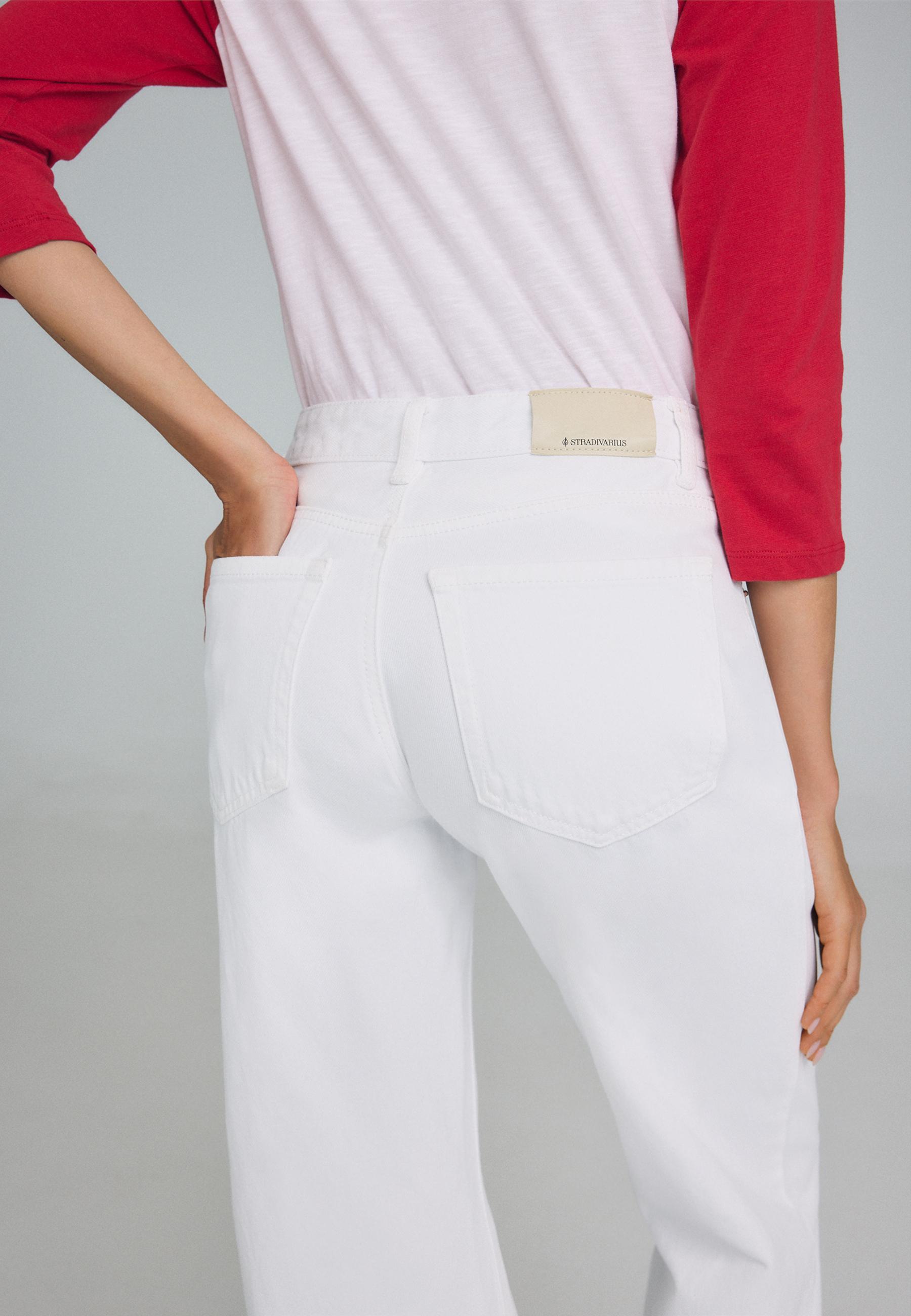 D92 Wide-leg straight-fit jeans — White