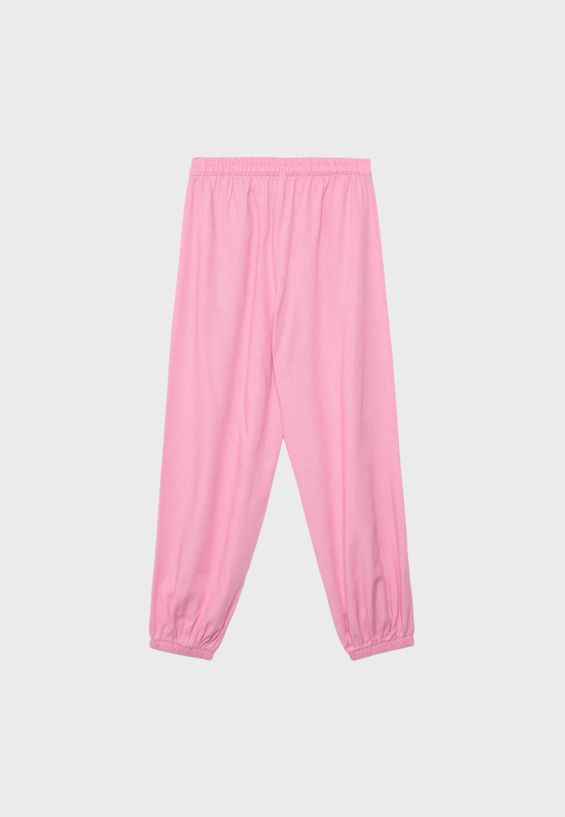 Keten görünümlü şalvar pantolon