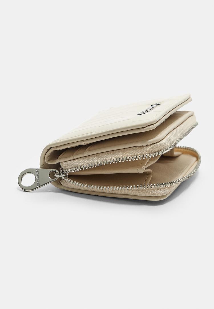 monedero cremallera efecto coco