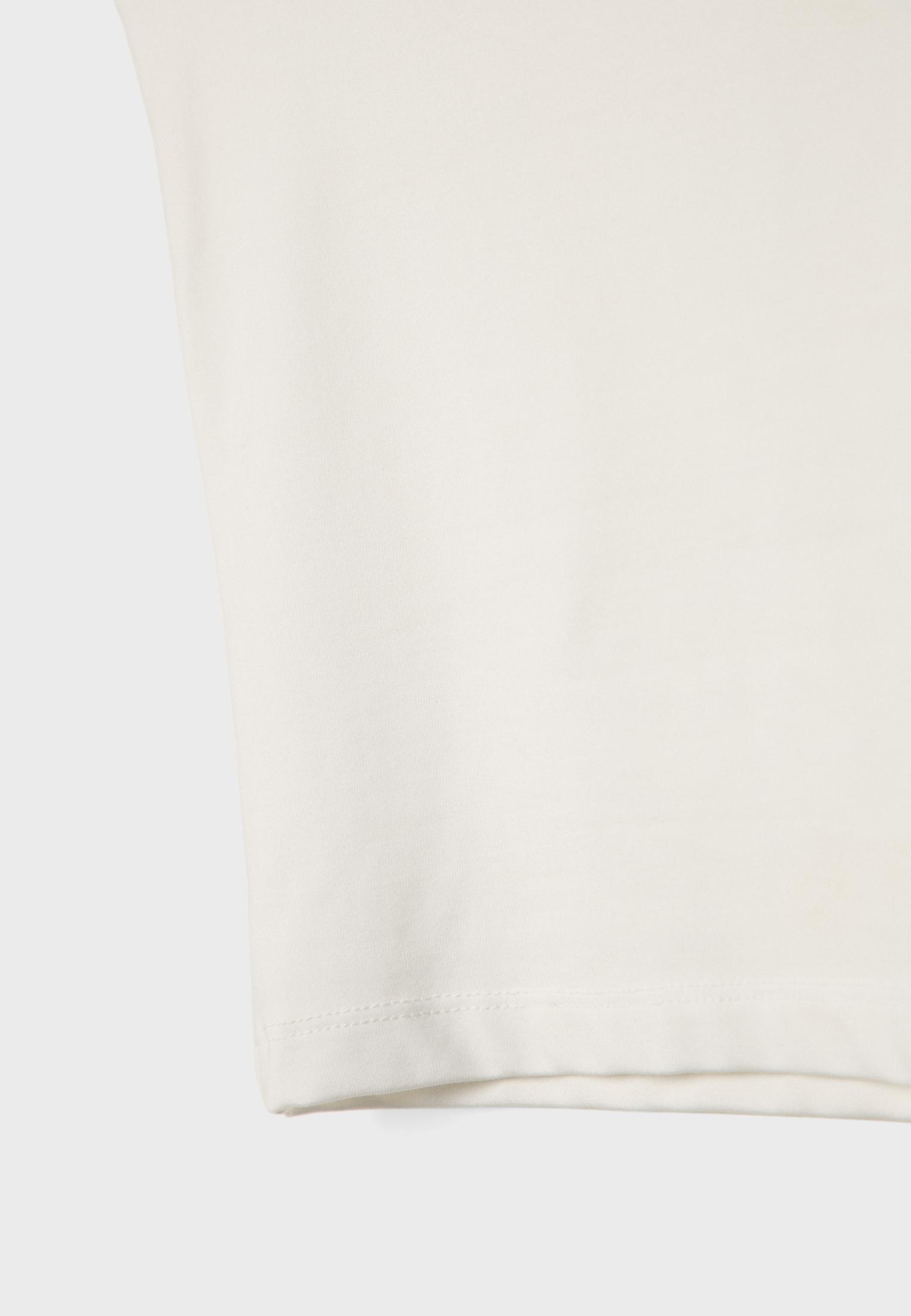 Polyamide T-shirt — Ecru