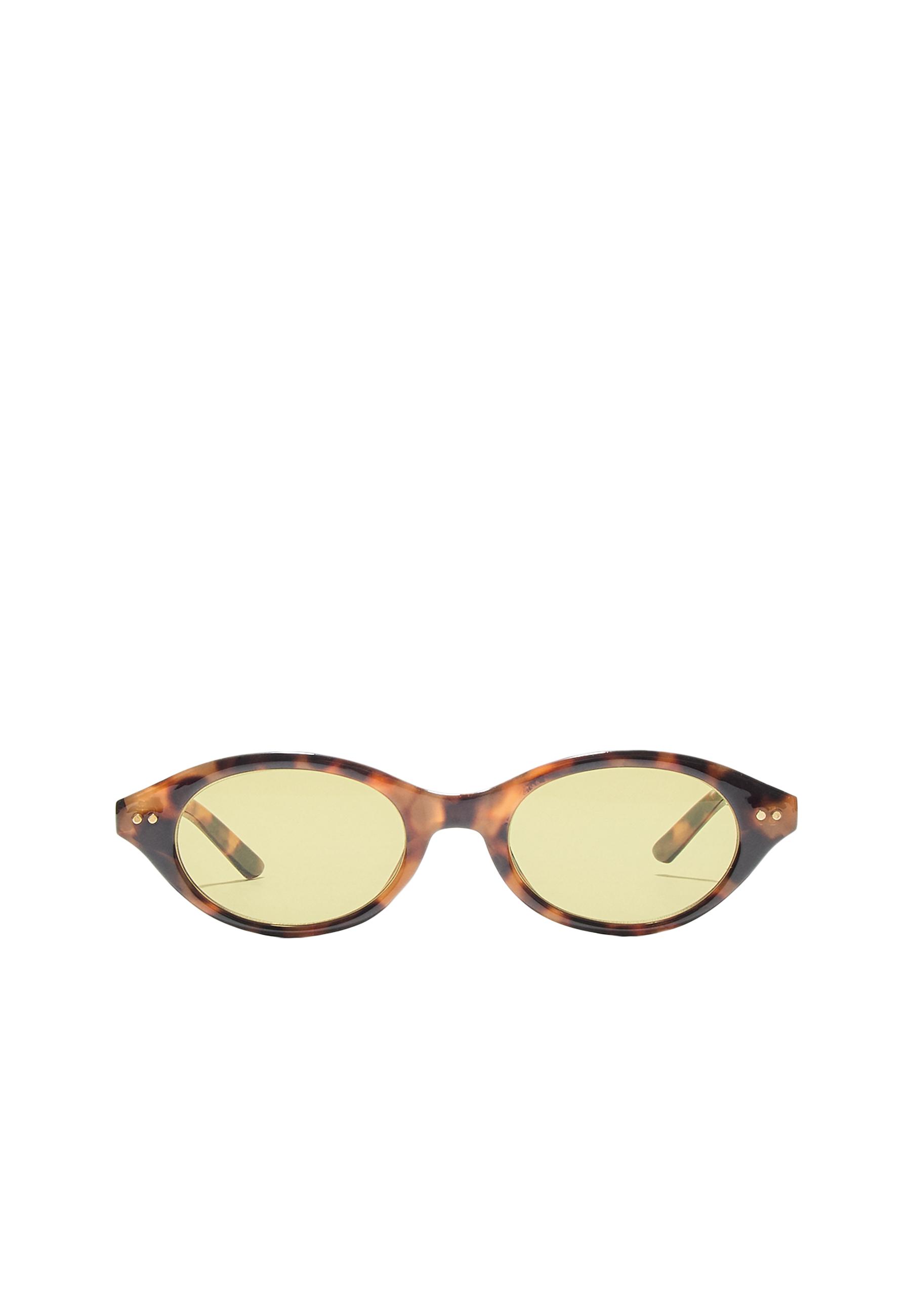 Oval sunglasses — Brown