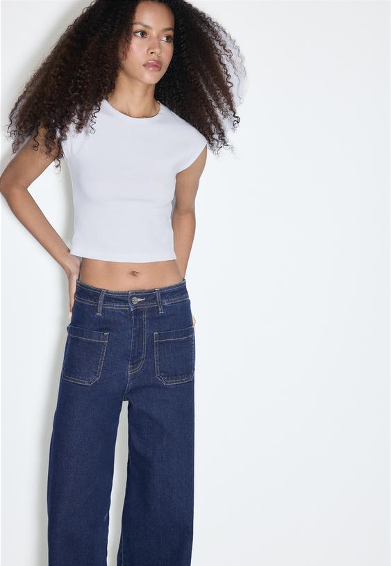 jeans straight fit bolsillos