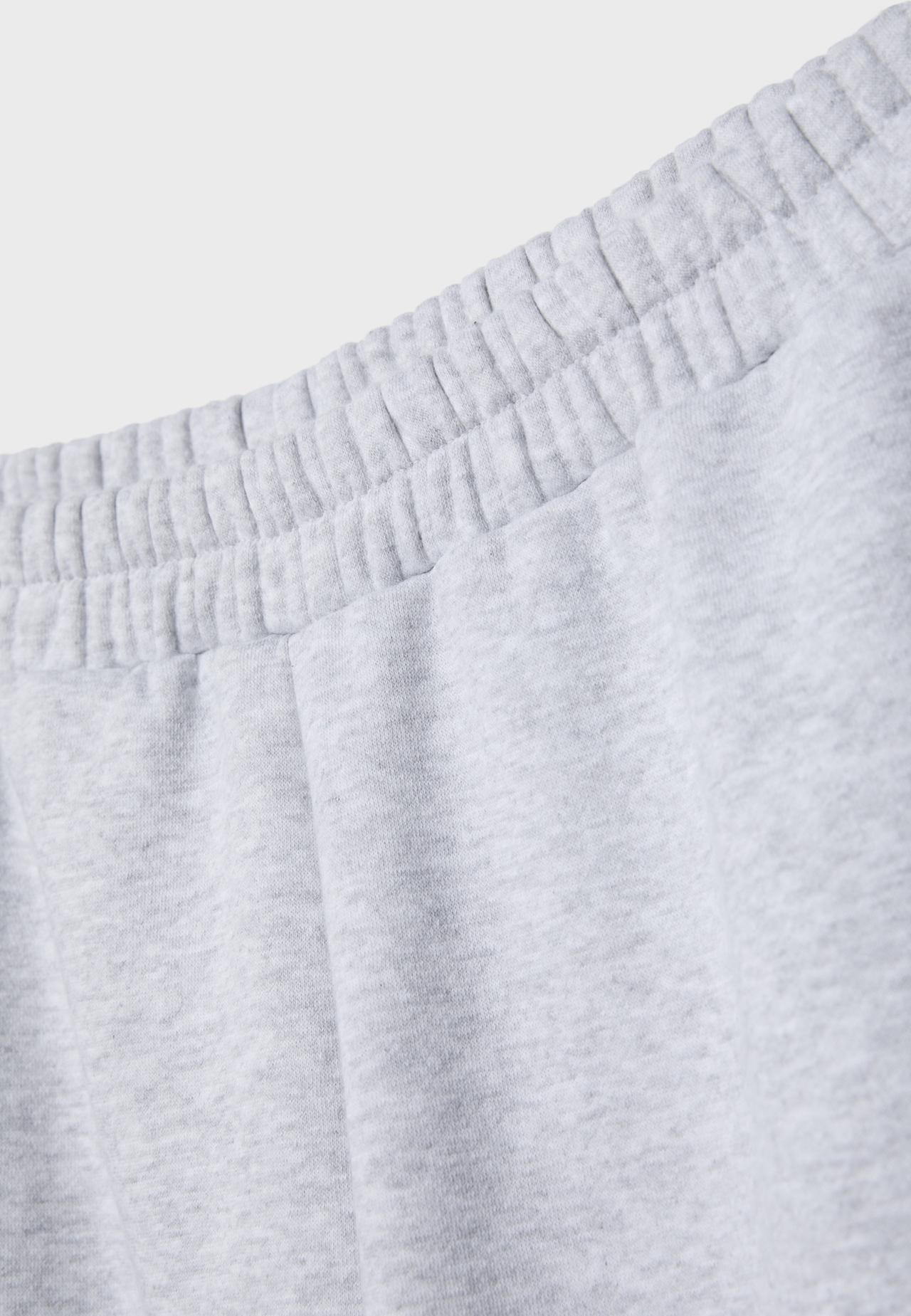 Boyfriend jogger trousers — Grey melange