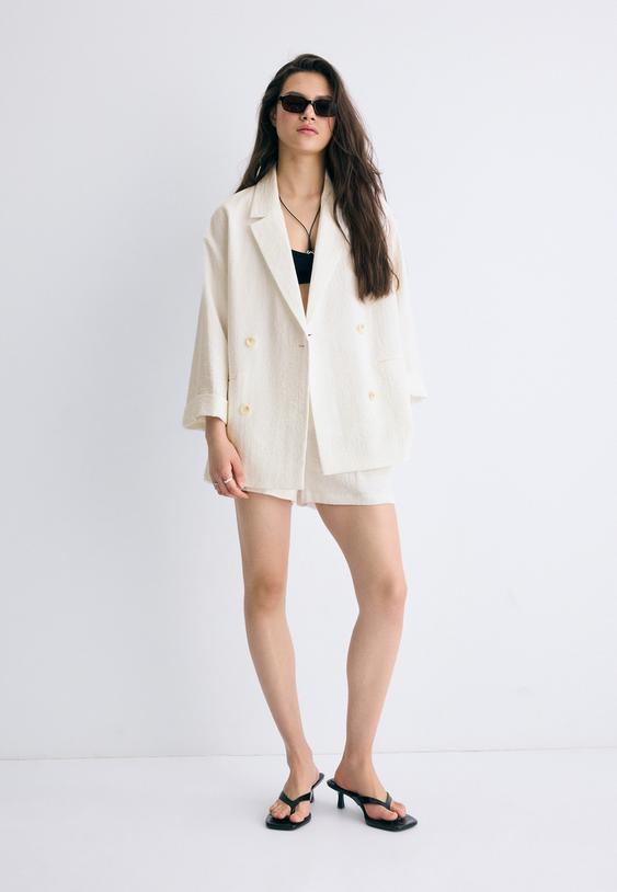 americana fluida doble botonadura