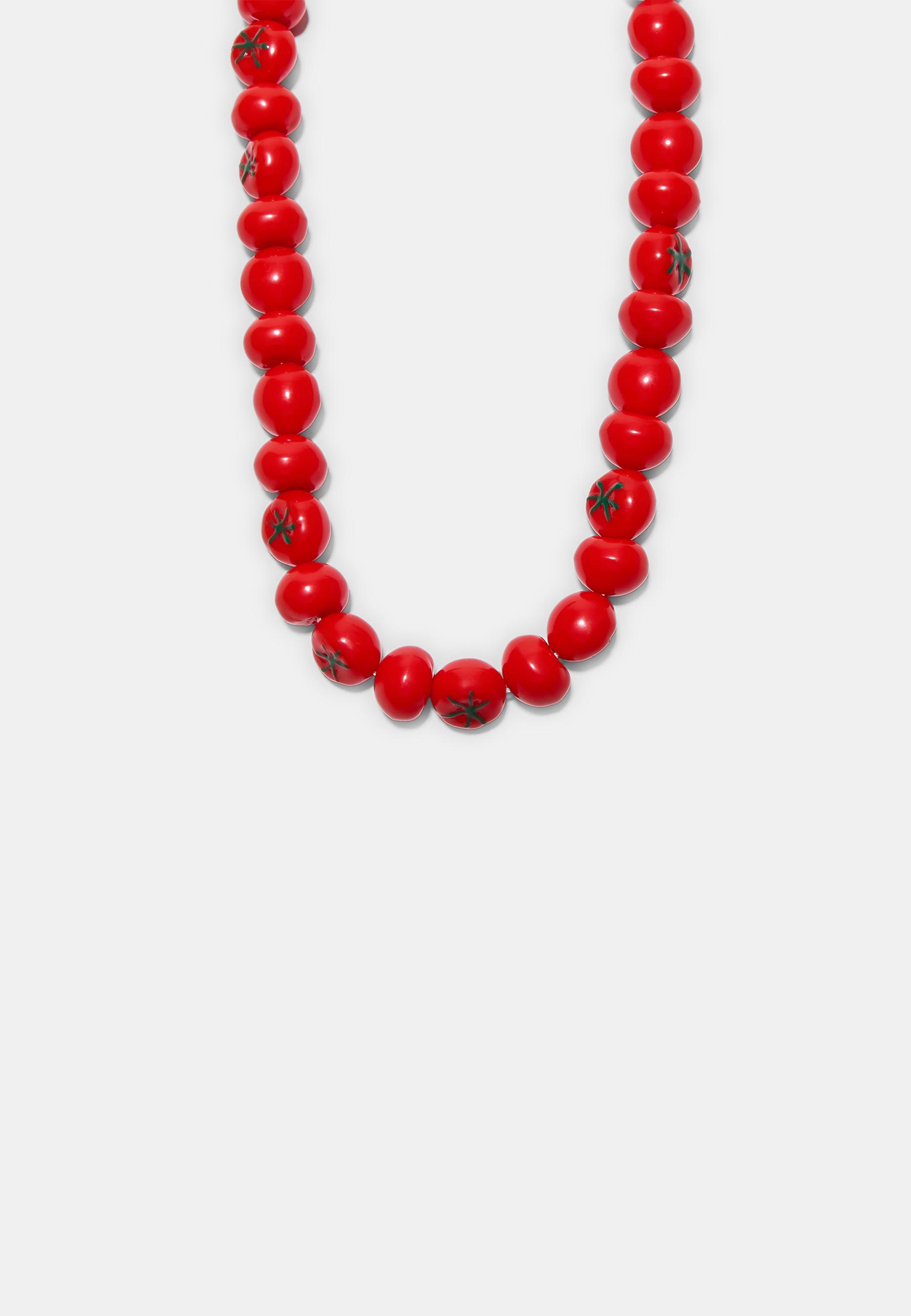 Multi tomato necklace - Women's fashion | Stradivarius Romania