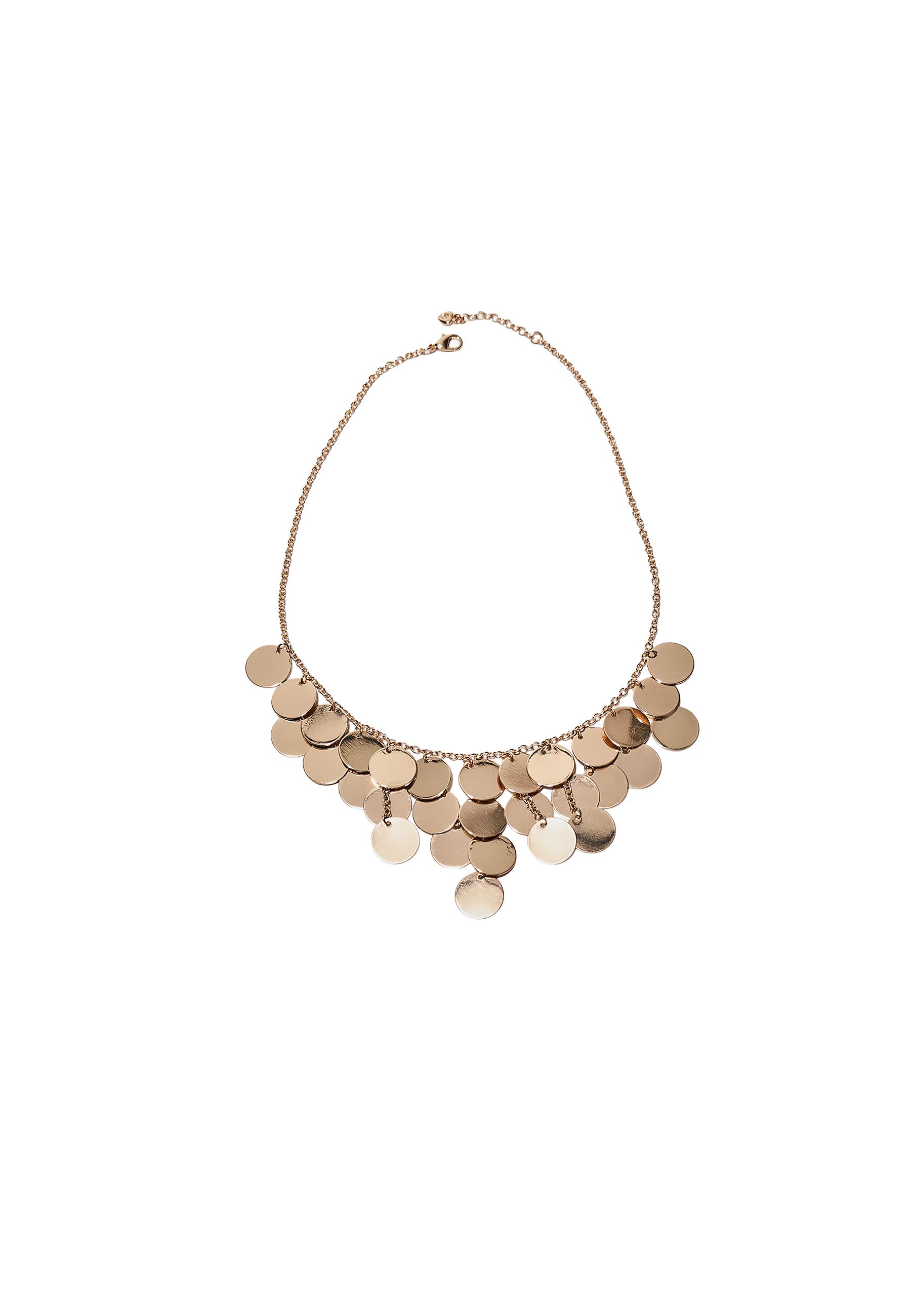 Multi-coin necklace — Gold