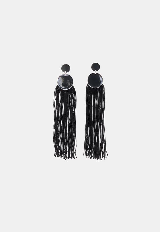 pendiente largo fleco