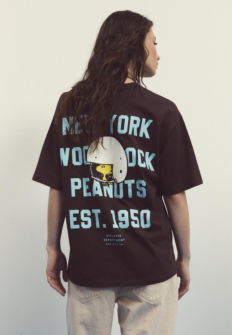 camiseta manga corta peanuts