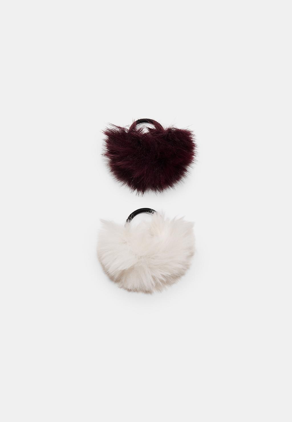 Set 2 coleteros efecto pelo