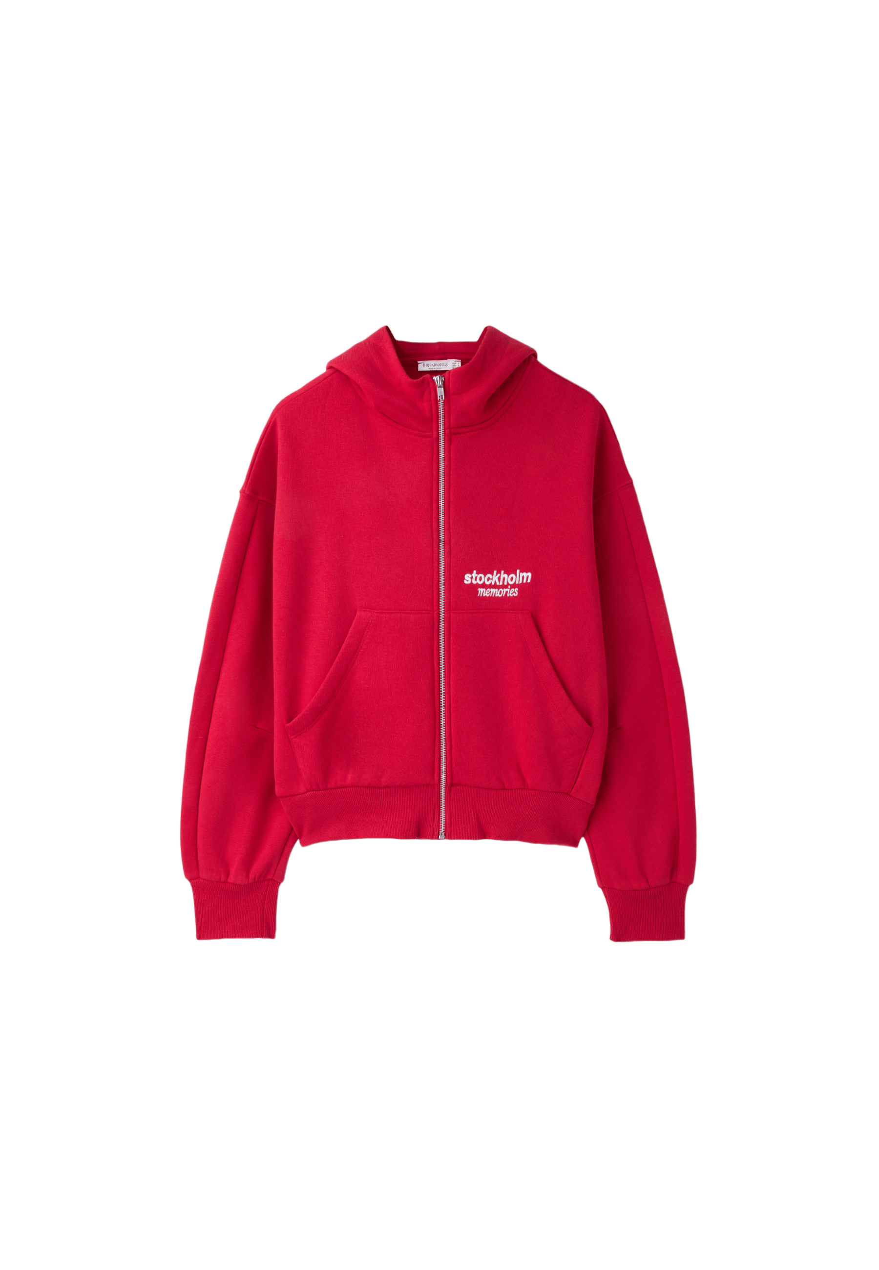 Zip-up hoodie — Red