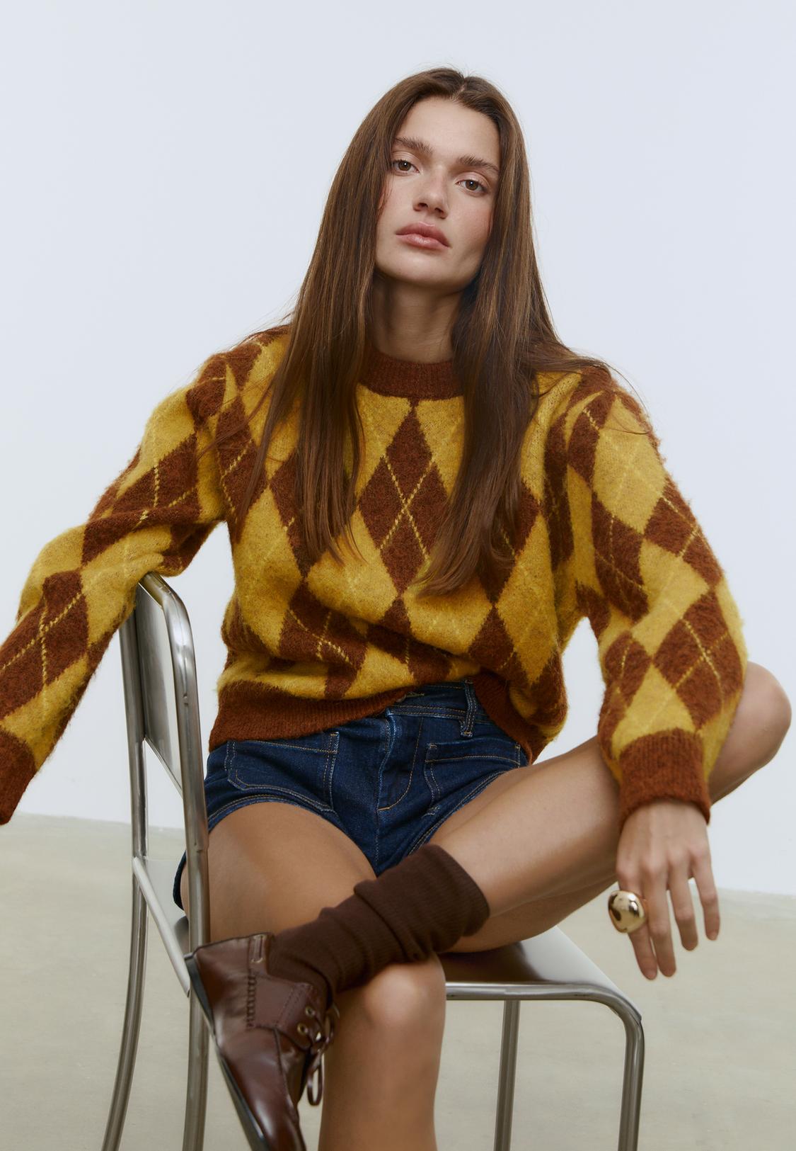 Rombi Gilet In Maglia Stradivarius Pullover Senza Maniche Da Donna