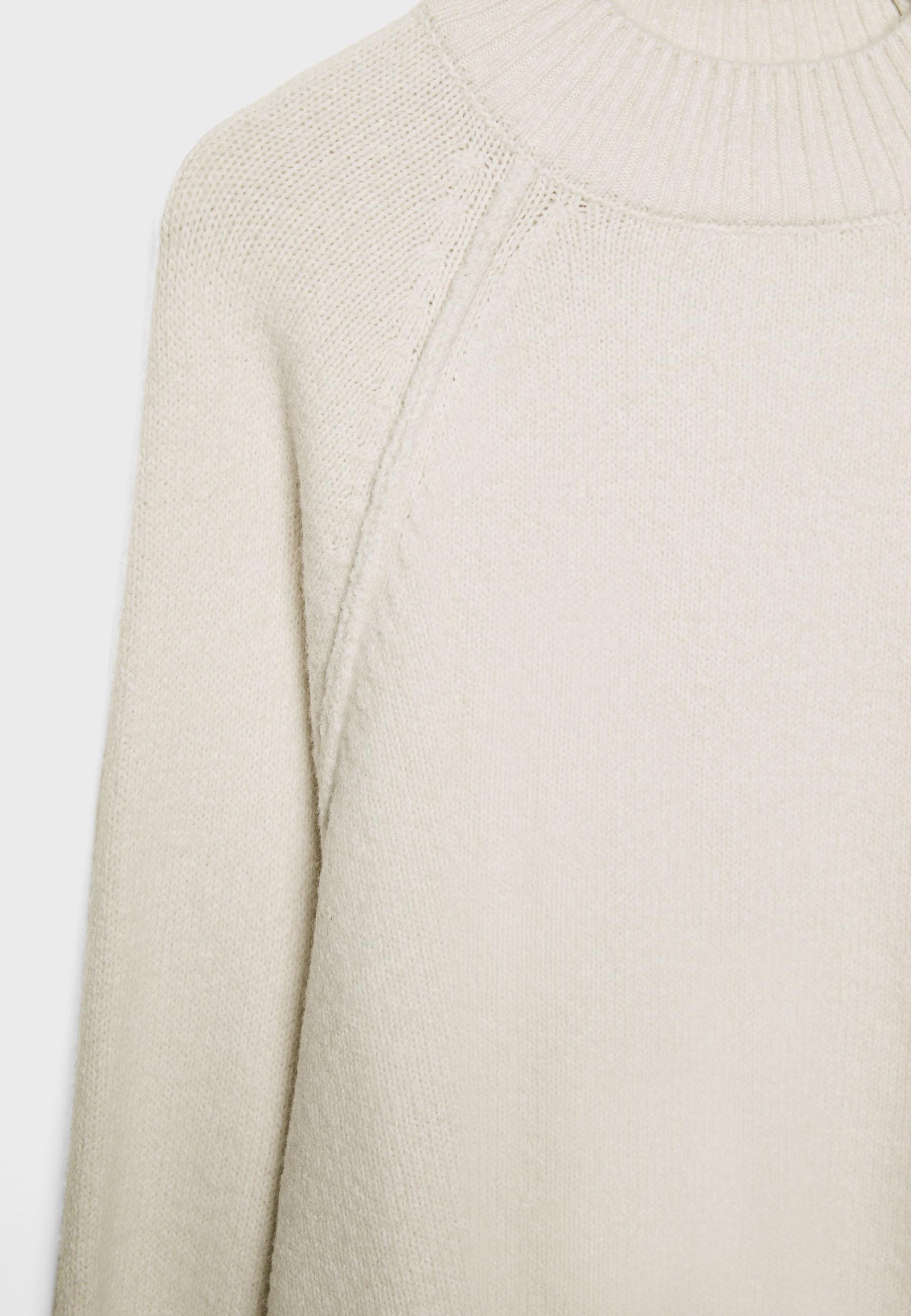 Basic knit jumper — Stone