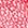 Strawberry charm key ring — Red