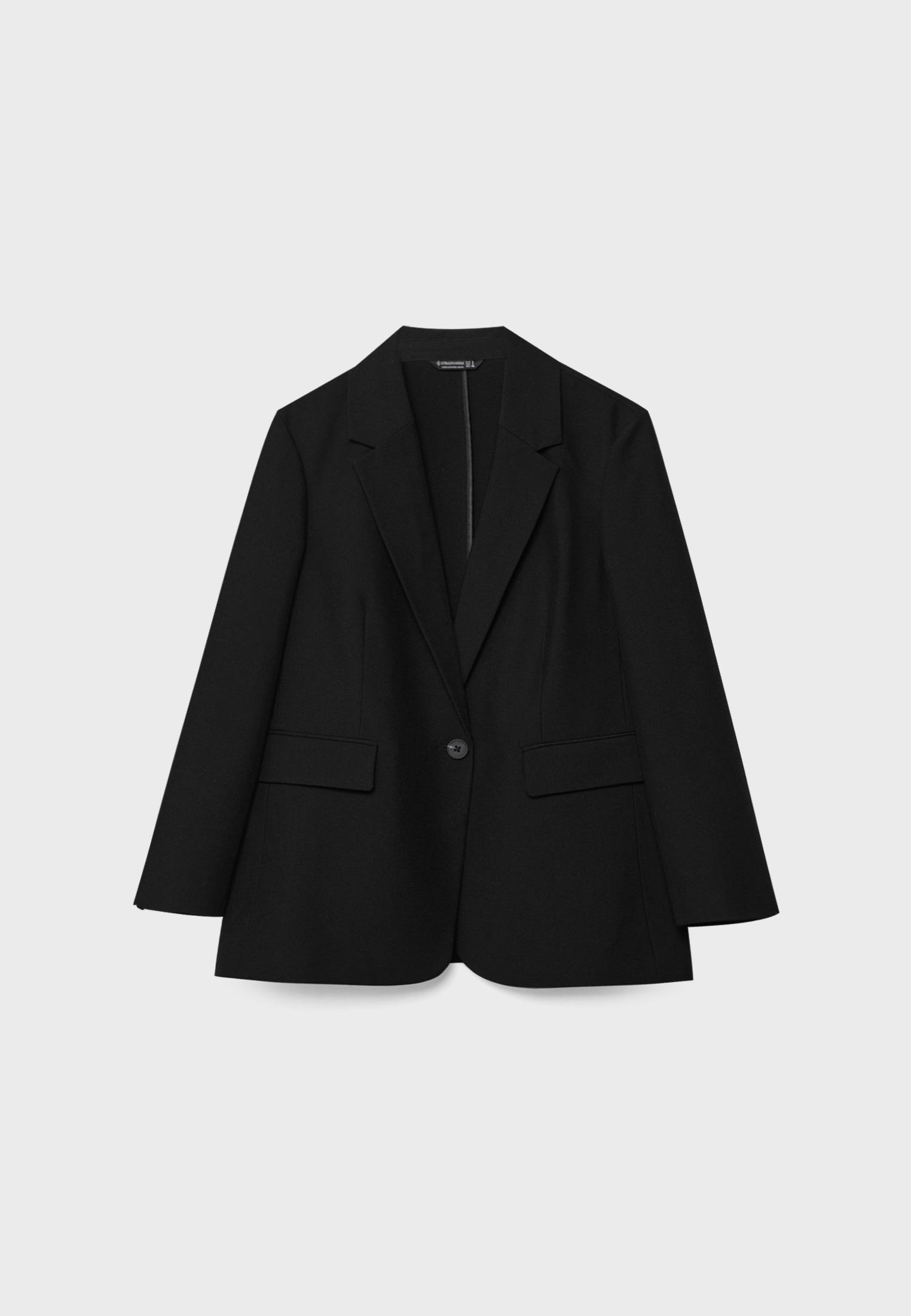 Regular fit blazer — Black