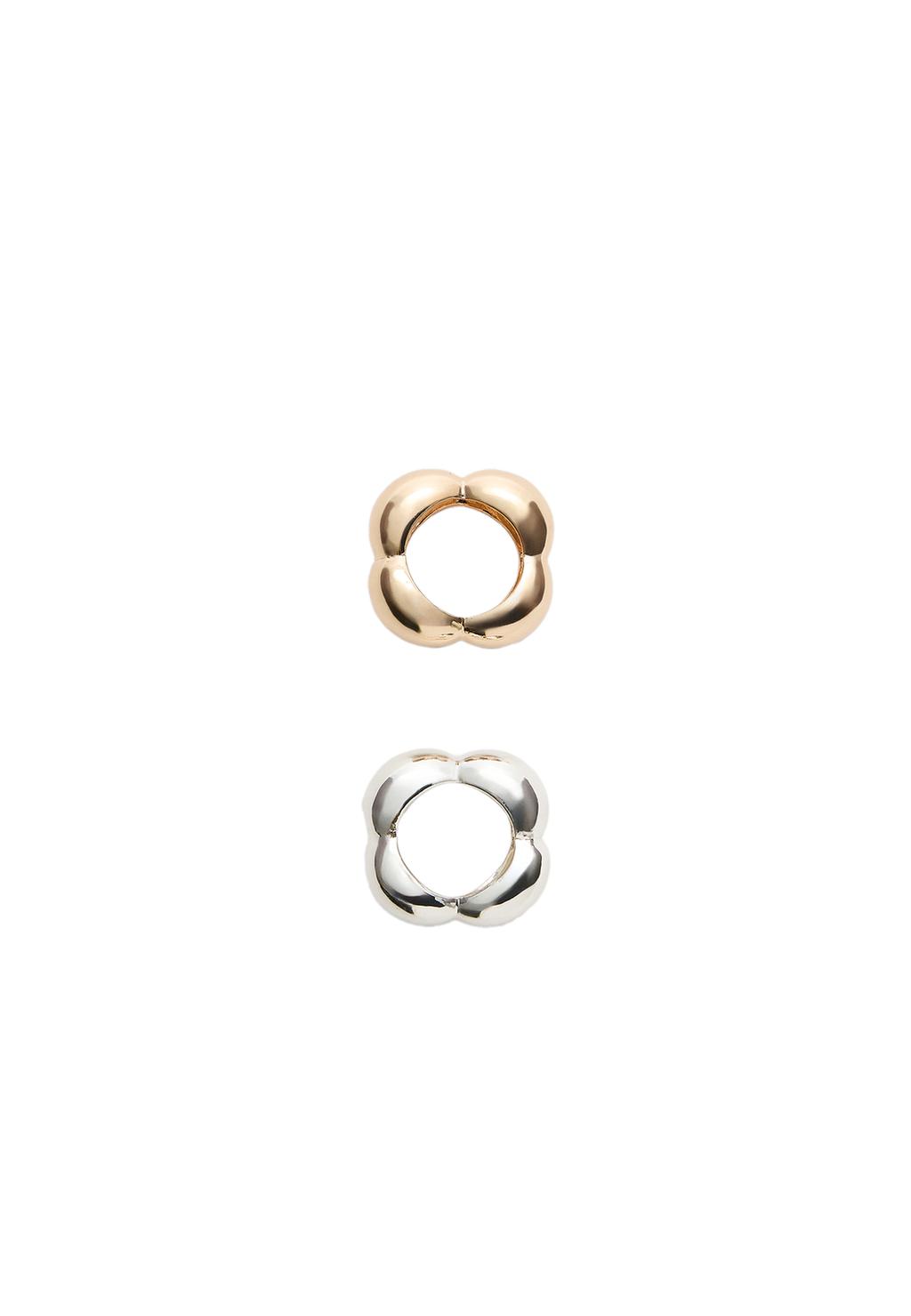 Set 2 anillos combinados