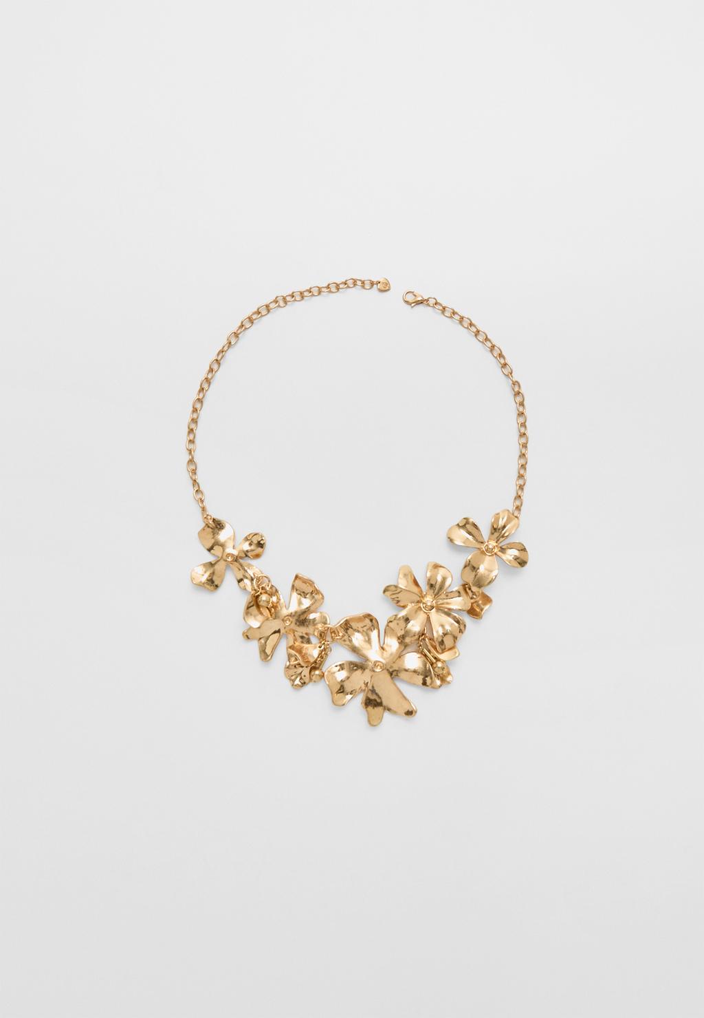 Maxi halsband med blomma