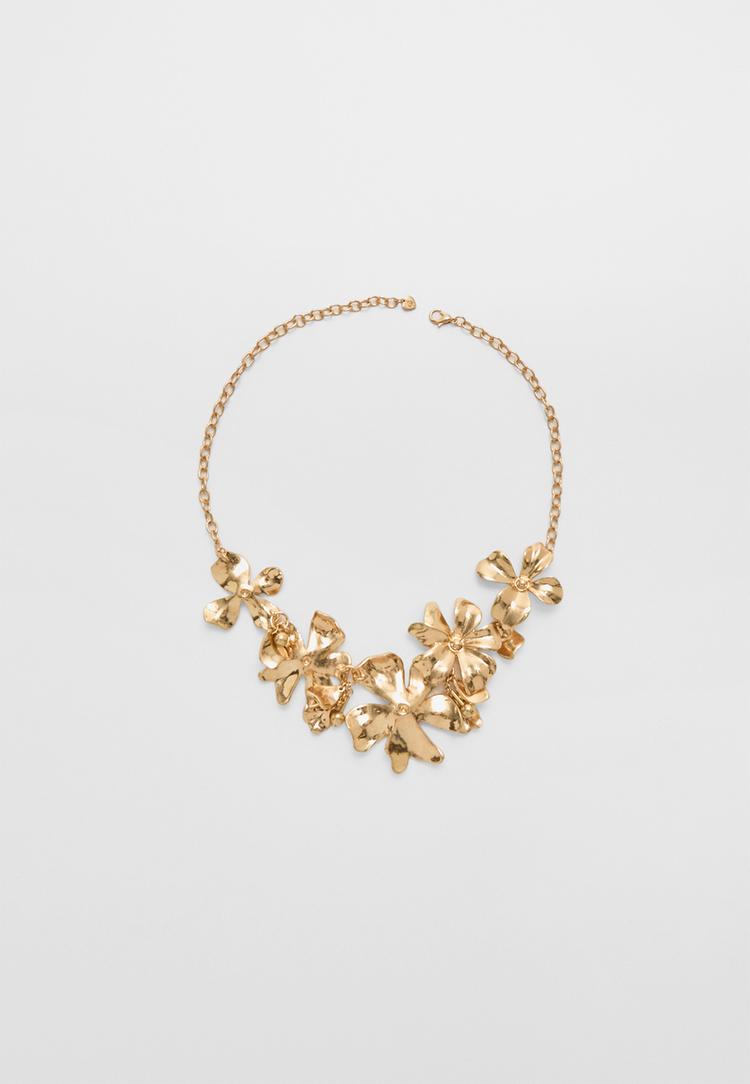 collar maxi flores