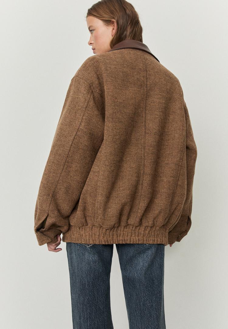 blouson poches chevrons