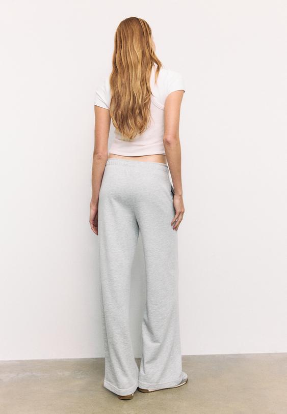 pantalon jogger wide leg