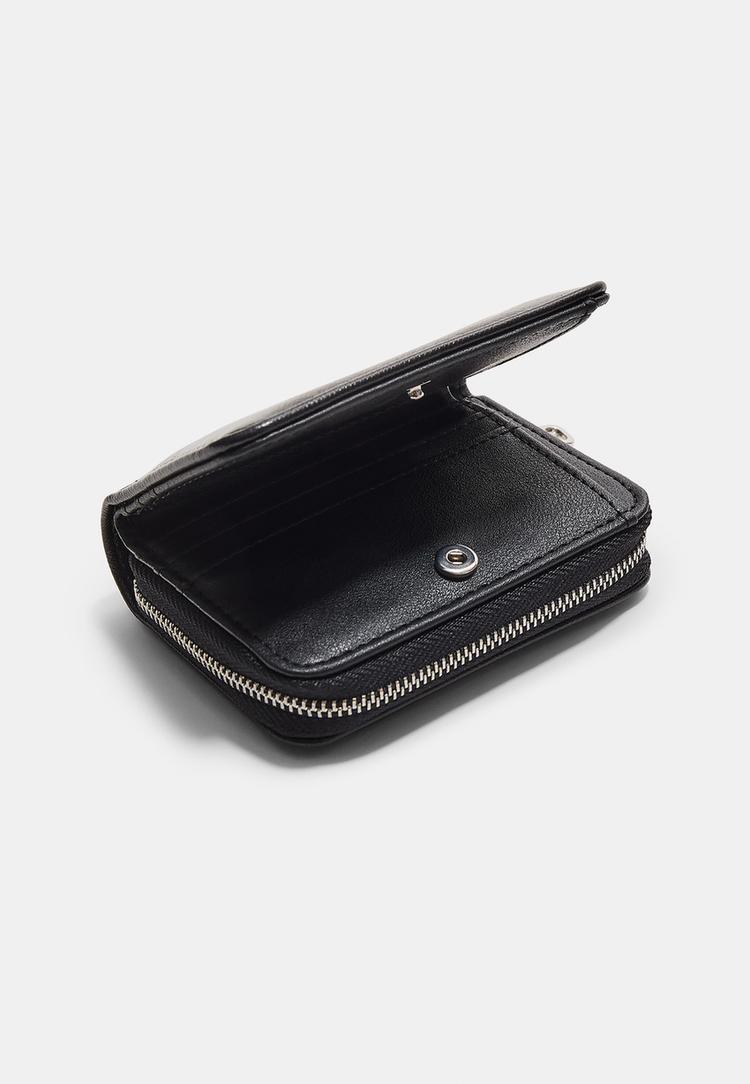 portemonnaie rectangulaire brillant