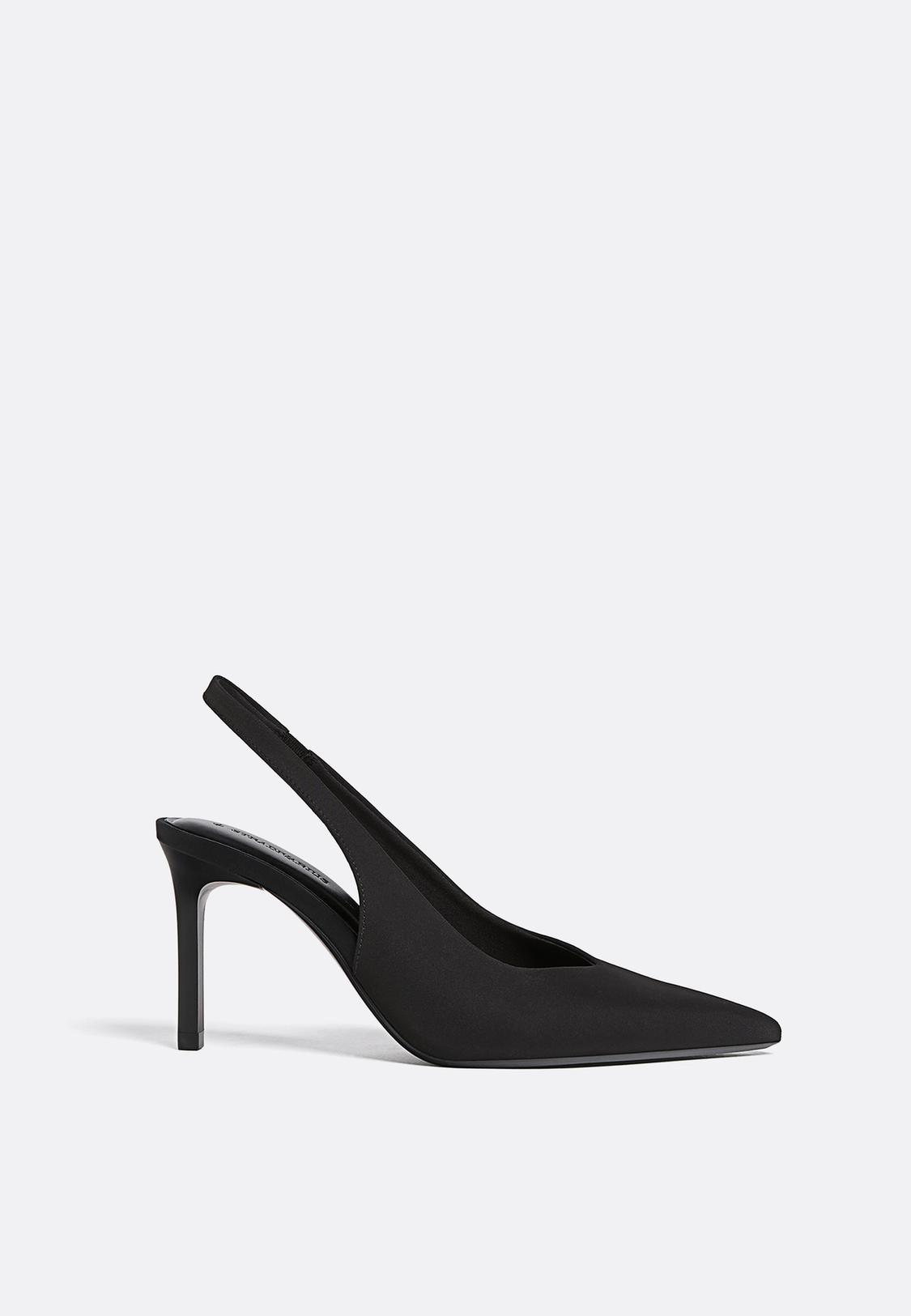 Stradivarius Basic Slingback Shoes Black 7 Stradivarius Basic Slingback Shoes Black 7