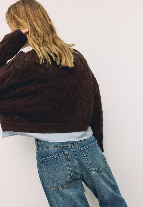 jersey punto bimateria cuello desmontable