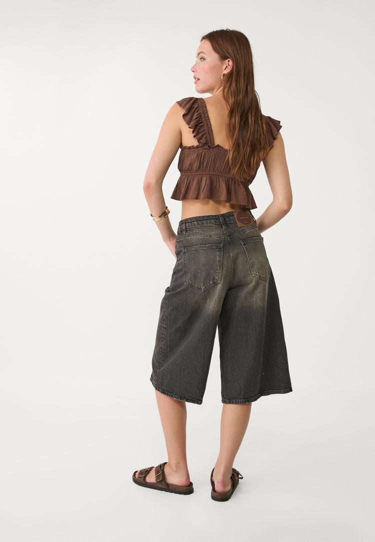 bermuda jort denim baggy