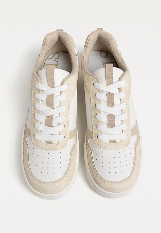 kontrast parcal spor ayakkab