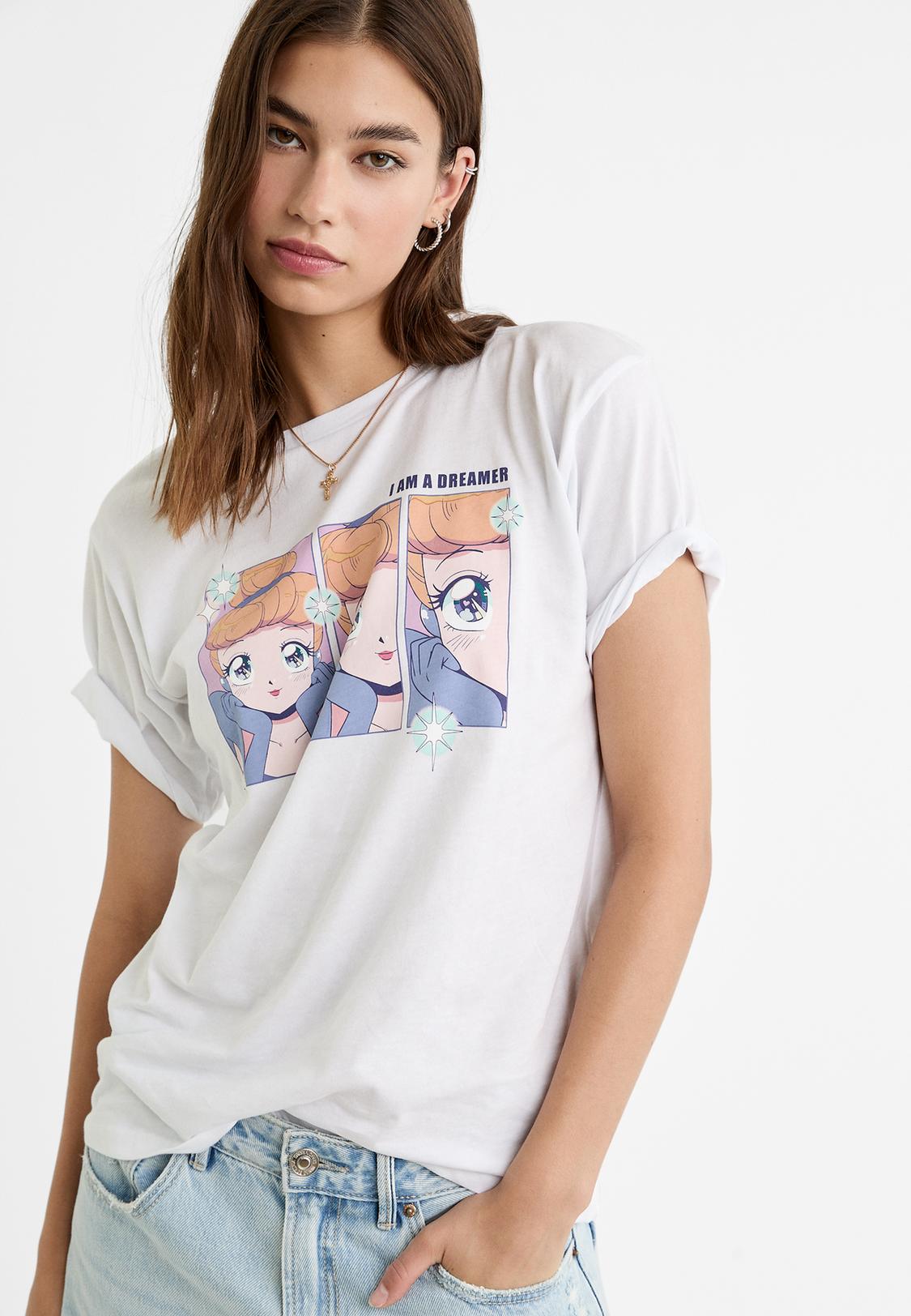 disney camiseta print stradivarius Camiseta Villanas Stradivarius Camiseta Villanas "Not Sorry" Disney