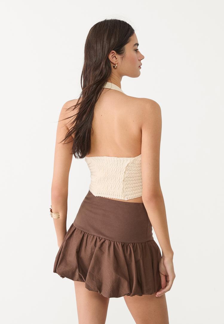 falda pantalon mini balloon