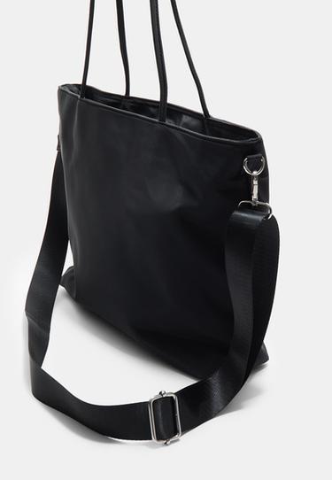 Shopper bag with charm — Black 3