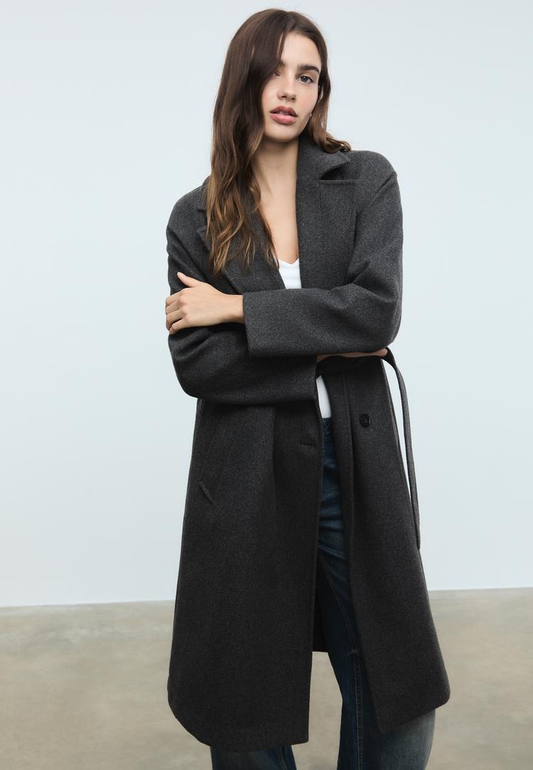 trench coat doux au toucher